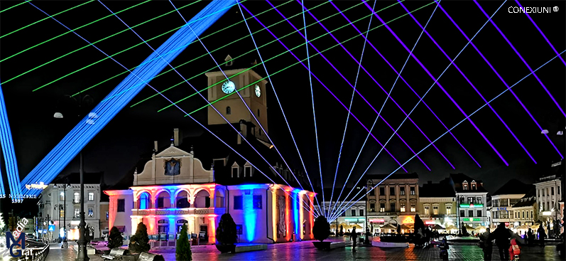 Piata Sfatului, Spectacol Laser